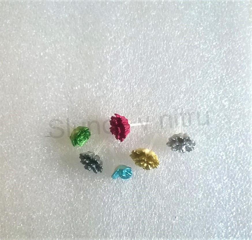 Puzetové náušnice hypoalergenní kytičkové (BB262)