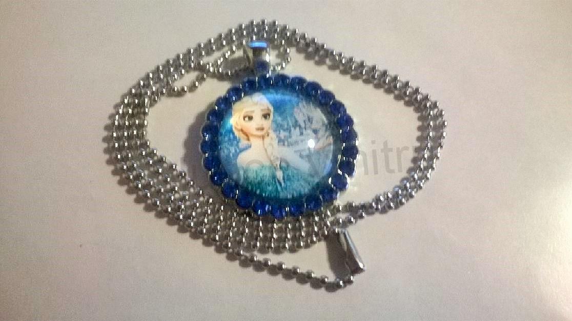 Náhrdelník s přívěškem Elsa, ledové království (BD213)