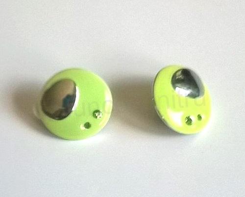 Náušnice klipsy ozdobné 26,3 × 26,3 mm (BB288)