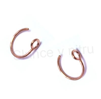 Piercing do nosu z chirurgické oceli 10 mm (BB293)