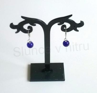 Minerální Achát náušnice (X223)