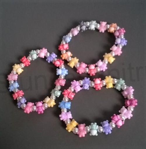 Dětský korálkový náramek 10 cm (BC435)