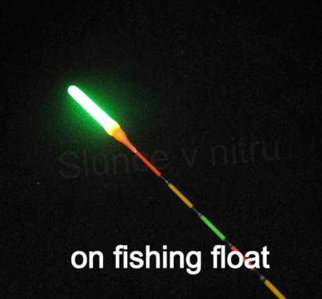 Chemické světlo rybařské 5 kusů v balení zelené, svítivost 24 - 30 hodin (R10)