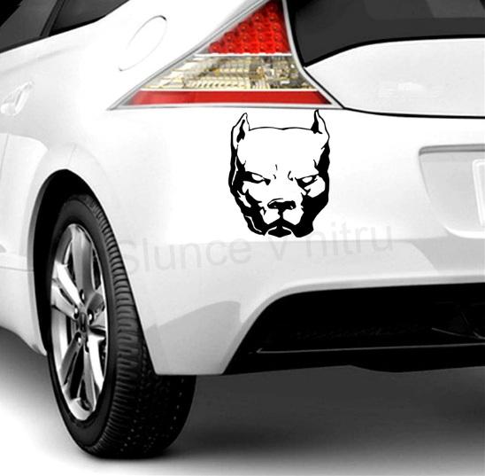 Samolepky na auto pitbull (E176)