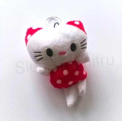 Plyšová hračka kočička hellou kity žlutá (D221)