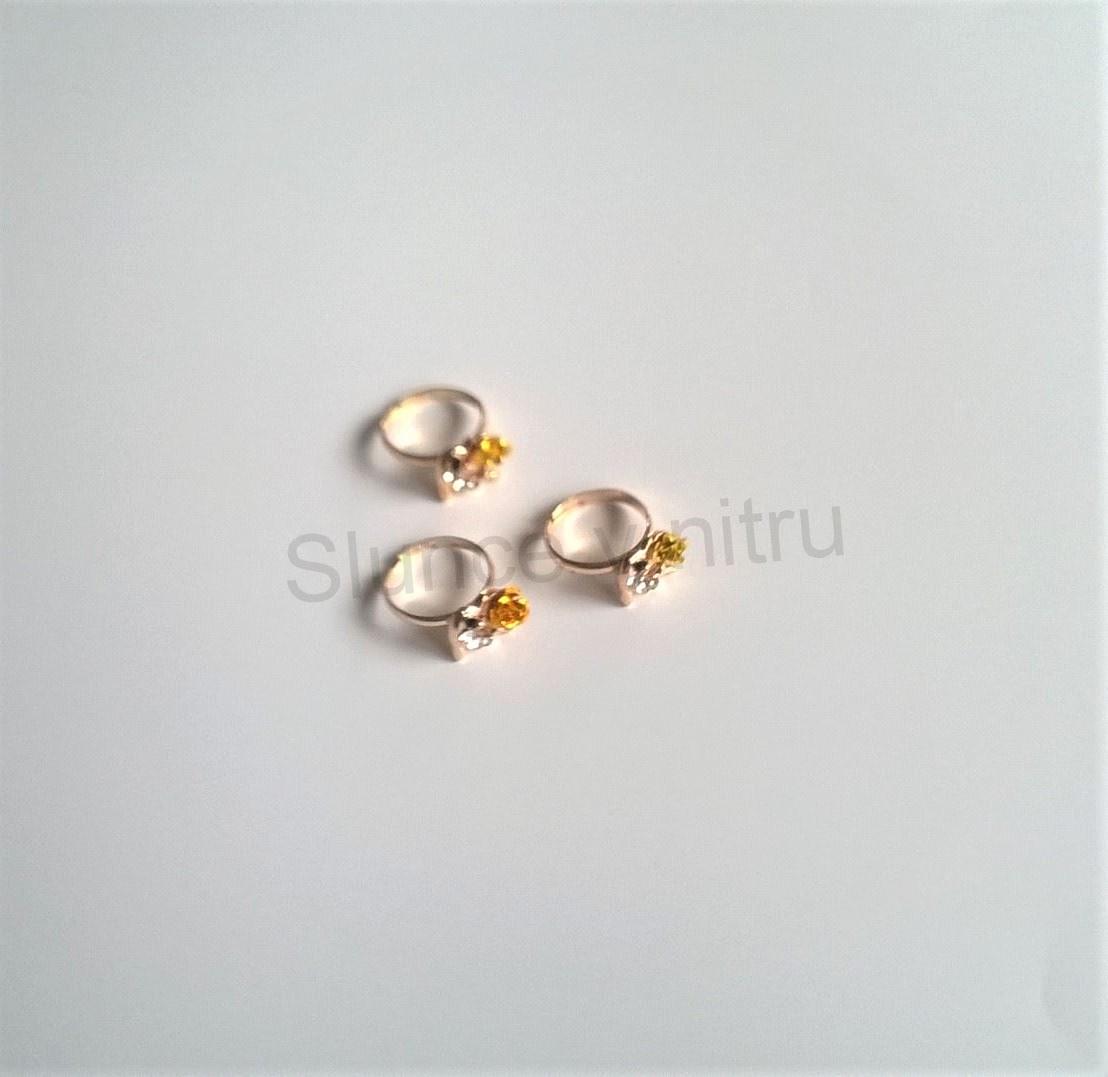 Nastavitelný drobný prsten delfín s křišťály (BP205)