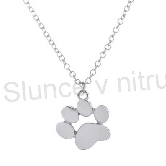 Náhrdelník Tlapka z chirurgické oceli (BD246)