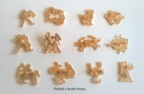 Brož se zirkonovými kamínky Znamení Rak (HB87)