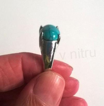 Minerální prsten tyrkys (X290)