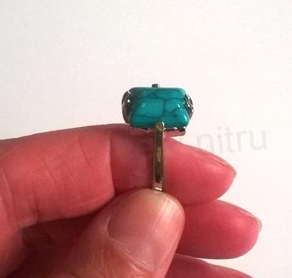 Minerální prsten tyrkys (X294)