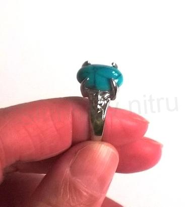 Minerální prsten tyrkys (X295)