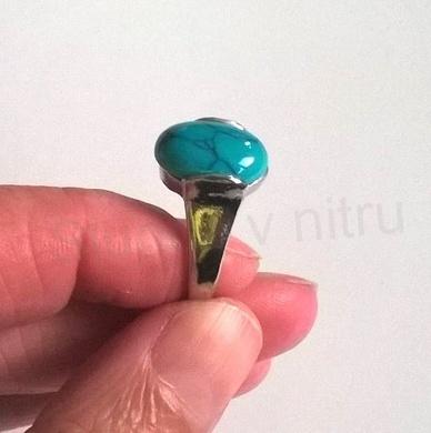 Minerální prsten tyrkys (X297)