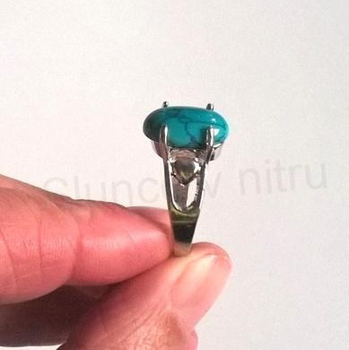 Minerální prsten tyrkys (X300)