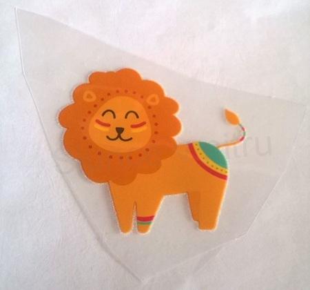 Samolepicí nažehlovací nášivky Lev (C404)