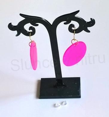 Minerální pozlacené náušnice Lasturové (X393)