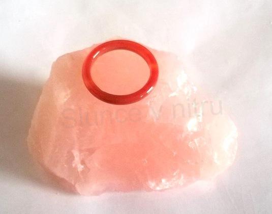 Minerální prsten Achát – velikost 48 (X407)