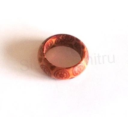 Dřevěný přírodní prsten (BP132)