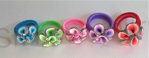 Dětský polymerový prsten růžový (BP63)