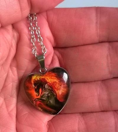 Náhrdelník s přívěskem koně (BD283)