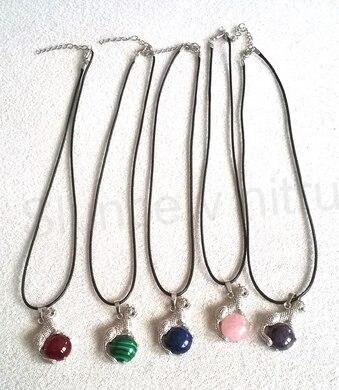 Minerální Leopardí náhrdelník s Karneolem (X479)