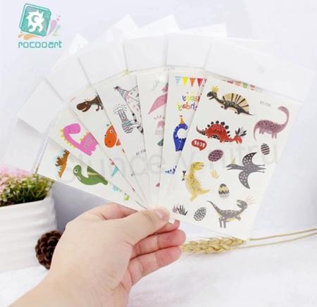 Voděodolné, dočasné tetovaní Dinosauři číslo 1 (E281)