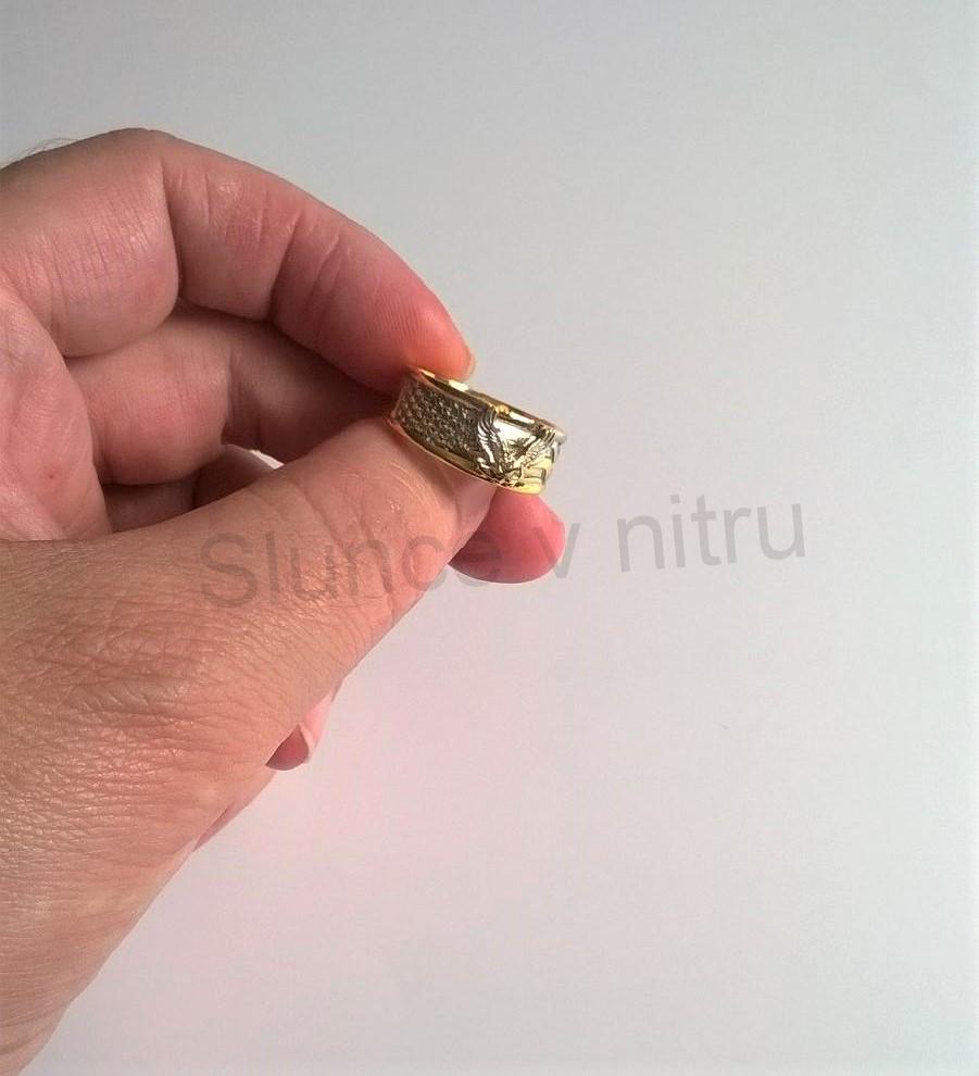 Pánský prsten s Orlem a nápisem uvnitř (BP82)