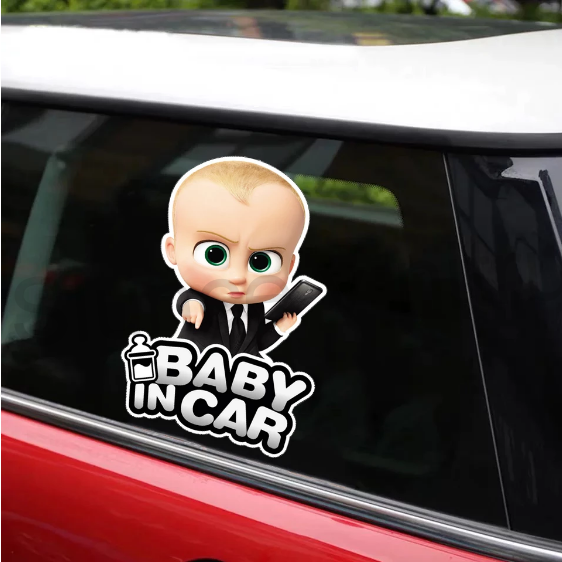 Samolepky na auto Dítě v autě (E309)