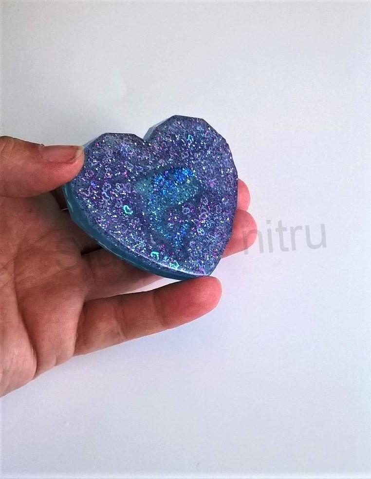 Orgonitové srdce s delfínem (PP29)