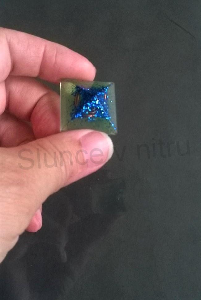 Orgonitová pyramida 2,5x1,2cm (PP39)
