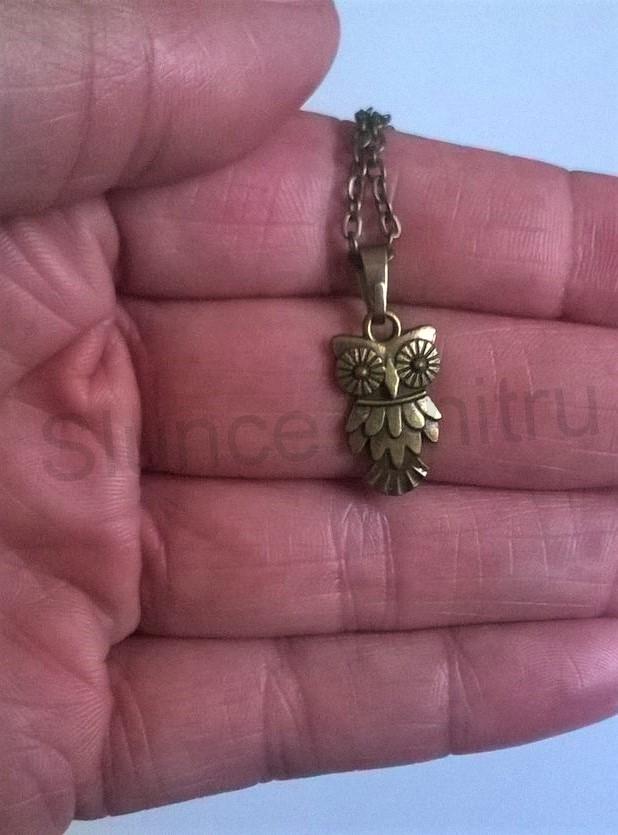 Náhrdelník s přívěškem sova (BD348) 