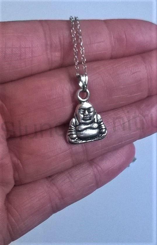 Náhrdelník s přívěškem Buddha z chirurgické oceli (BD364) 