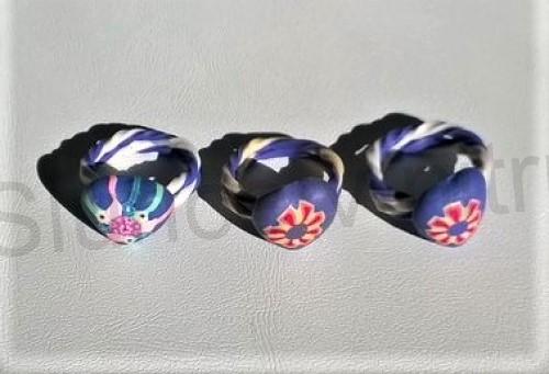 Dětský polymerový prsten srdce (BP315)