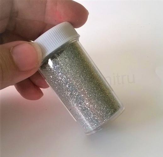 Glitry sypké 20g - stříbrné (V19)