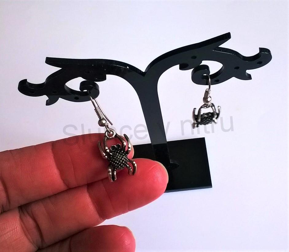Visací náušnice Spider - pavouček (BB500)