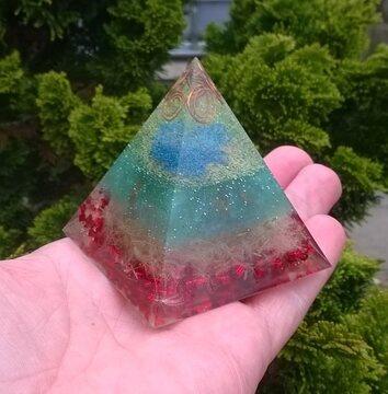 Orgonitová pyramida - pampeliškové přání 6,7 x 6 cm (PP52)