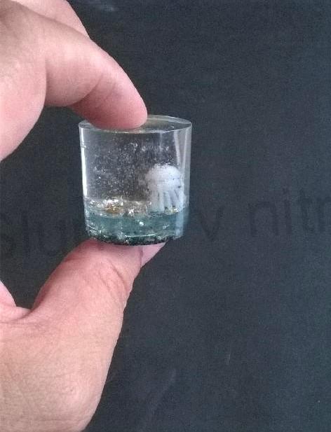 Orgonitový váleček, mořský svět 3 x 3 cm (PP54)