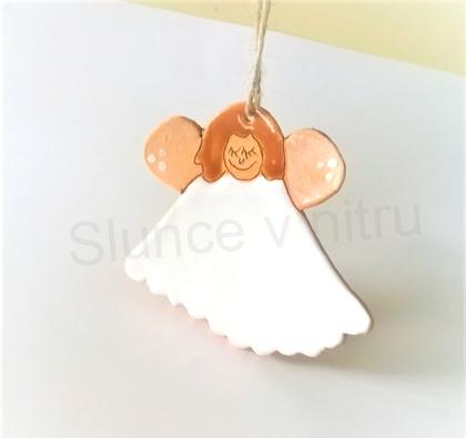 Keramický Andílek pro štěstí  (H176)