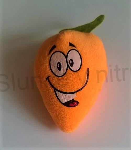 Plyšová hračka mrkev (D410)