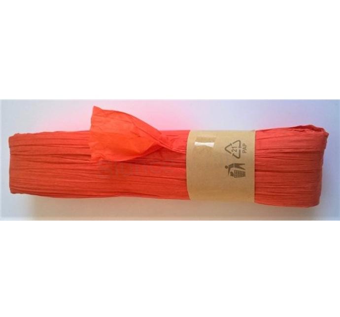 Papírová stuha batikovaná, kreš 3,5 x 30 m Tmavě oranžová (N122)