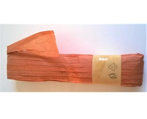 Papírová stuha batikovaná, kreš 3,5 x 30 m Měděná - písková (N124)