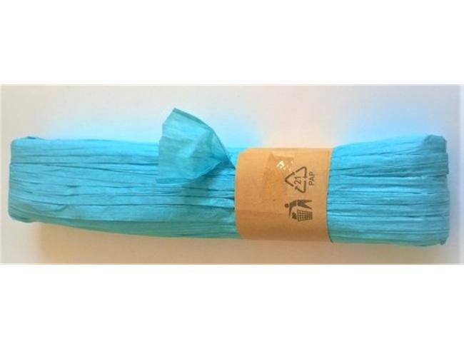 Papírová stuha batikovaná, kreš 3,5 x 30 m Modrá (N127)