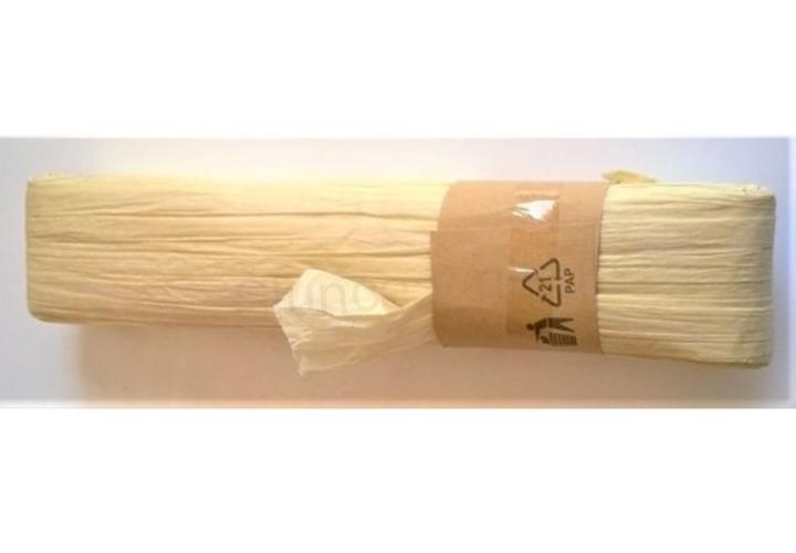 Papírová stuha batikovaná, kreš 3,5 x 30 m Béžovo žlutá (N129)