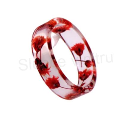 Květinový prsten z pryskyřice (PP75)
