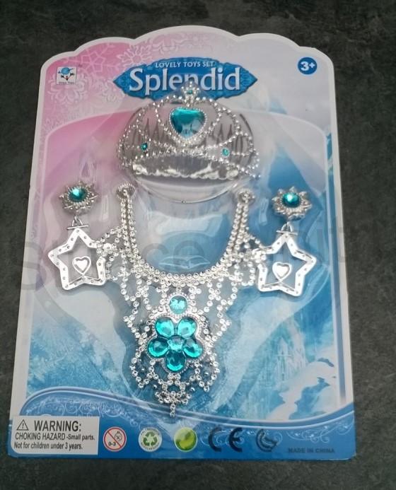 Princeznovská souprava, set šperků - ledové království (D421)