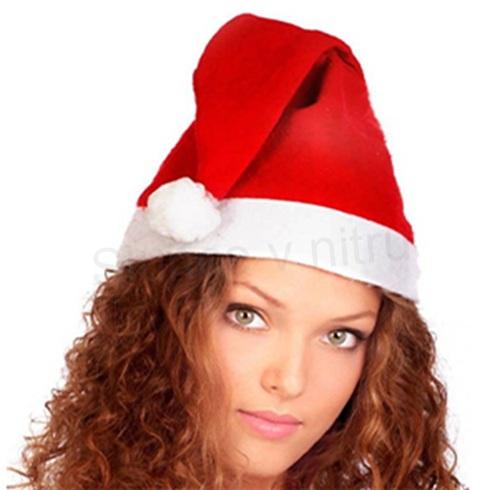 Vánoční čepice pro dospělé, děti 28 x 37 cm (E386)