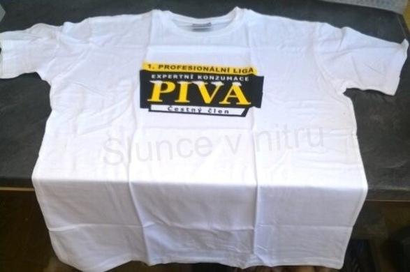 Triko s krátkým rukávem - profesionální liga expertní konzumace piva(K108)