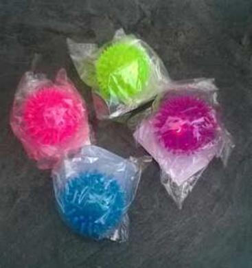 Svítící  Antistresový míček - ježatý oranžový (D458)