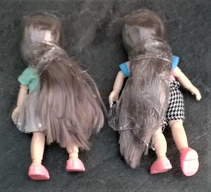 Pohyblivá panenka Doll 16 cm s dlouhými vlasy (D468)