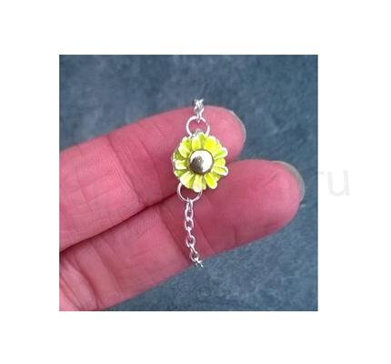 Řetízkový náramek sedmikráska (daisy) (BC493)