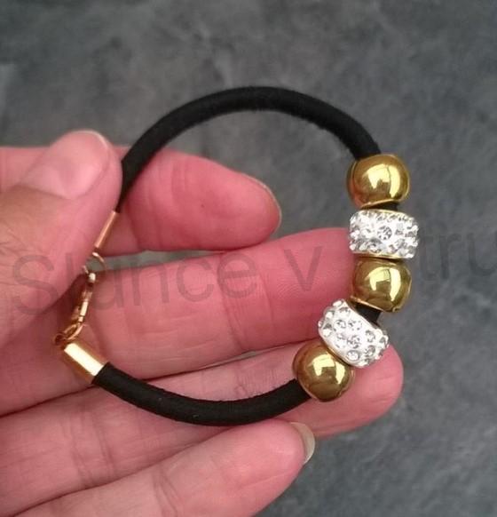 Náramek pandora  s korálky (BC495)